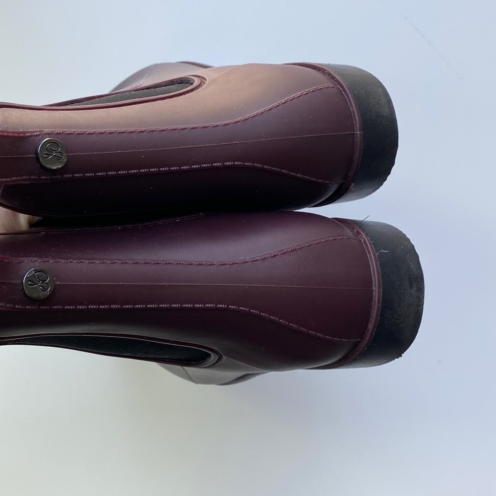 Sam Edelman Tinsley maroon Chelsea rain boot - Picture 4 of 8